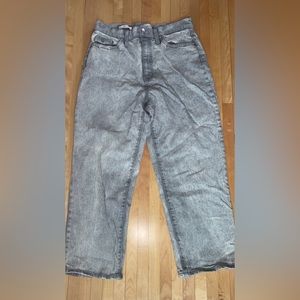 gray vintage straight jeans from forever 21 size 10